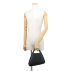 Loewe Architect a Soft Natural Calfskin 2-Way Shoulder Bag Black — view 4