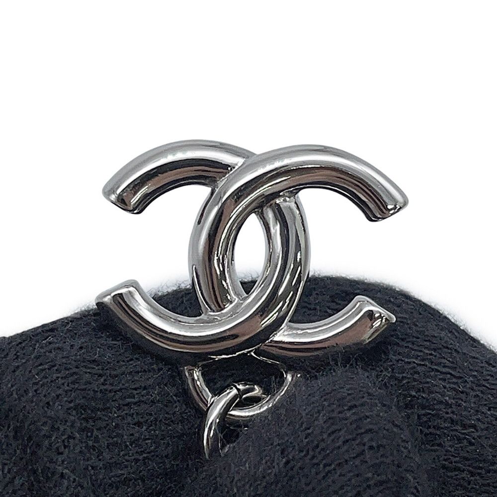 Chanel Necklace CC Logo Chain Long B 25 P Black — view 5