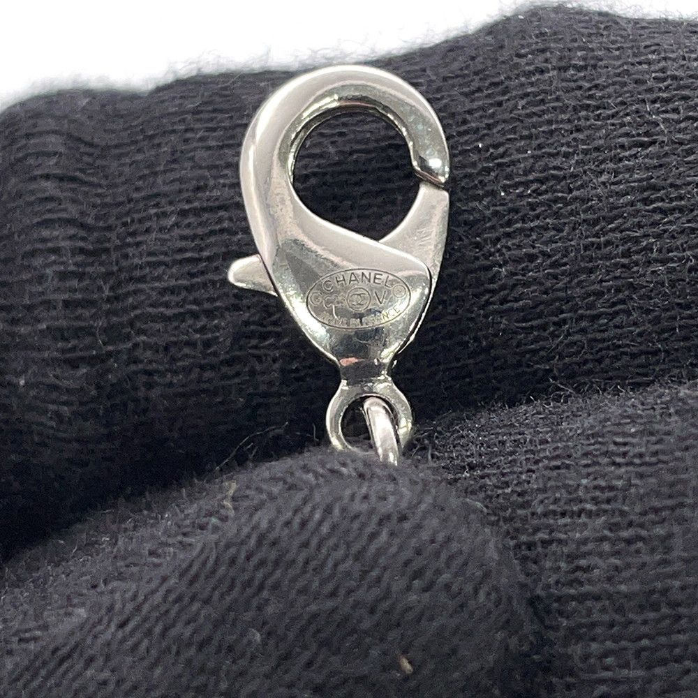 Chanel Necklace CC Logo Faux Pearl Rhinestone — view 8
