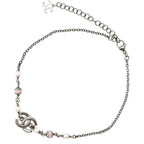 Chanel Necklace CC Logo Faux Pearl Rhinestone — view 3