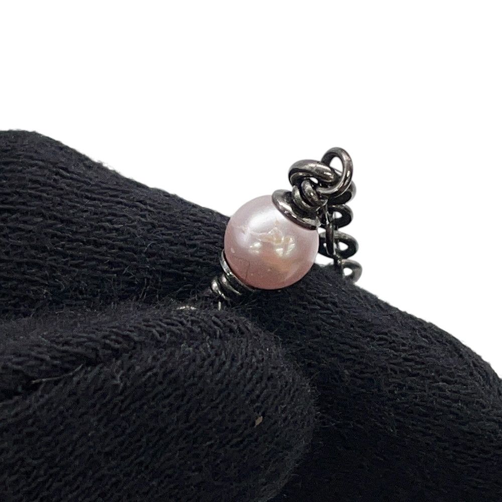 Chanel Necklace CC Logo Faux Pearl Rhinestone — view 6