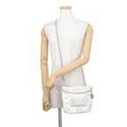 Chanel Handbag 22 Mini Perforated CC Logo Shiny Calf Leather 2-Way White — view 5