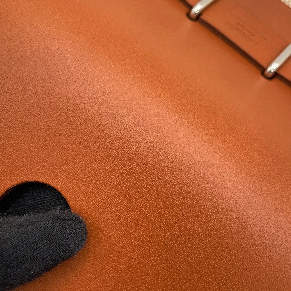 Hermes Shoulder Bag Herbag Zip Mini Ecru Fauve Silver Toile Ash Vache Hunter — view 6