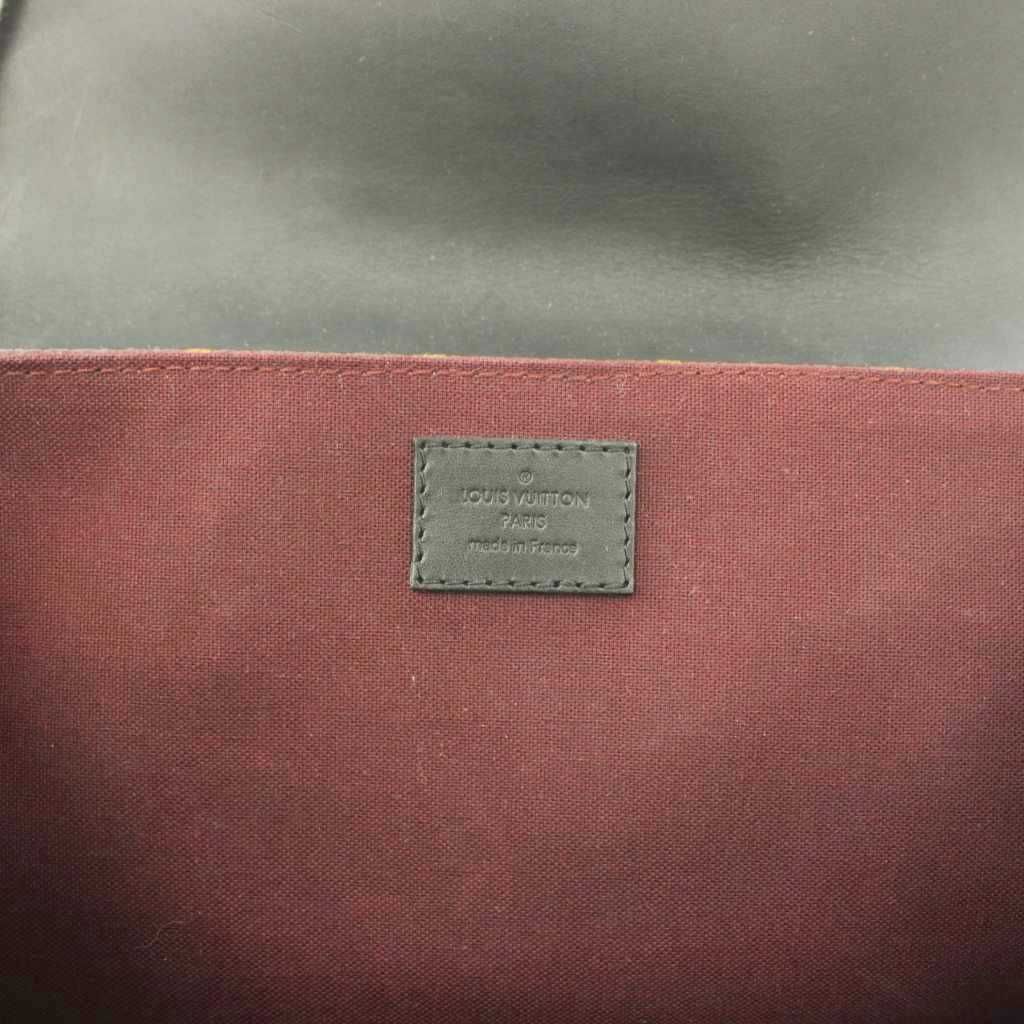 Louis Vuitton Monogram Macassar Parc Backpack Canvas Logo Contrast Brown Black — view 4
