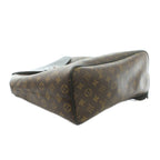 Louis Vuitton Monogram Macassar Parc Backpack Canvas Logo Contrast Brown Black — view 6