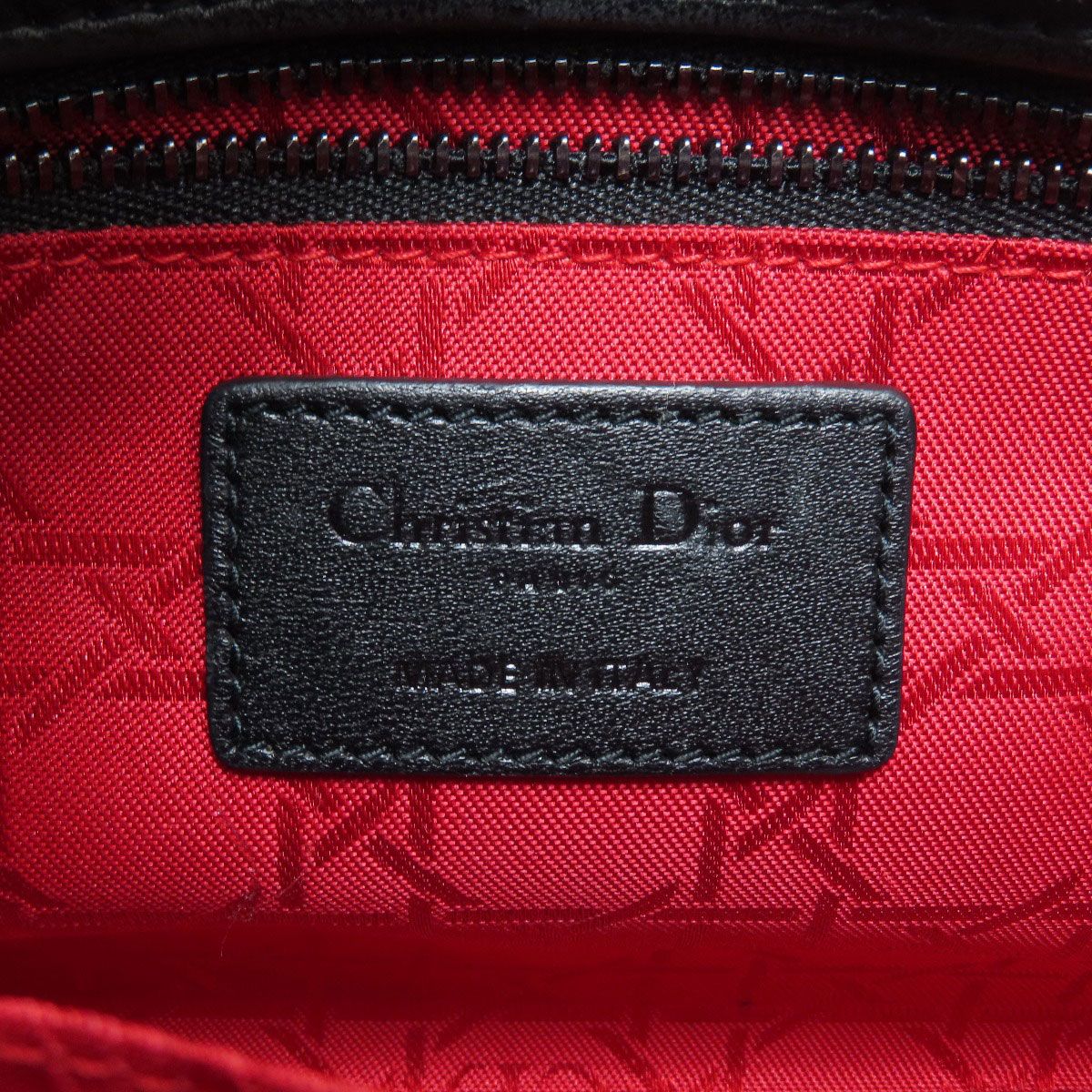 Dior Lady Cannage 2-Way Handbag Lambskin — view 6