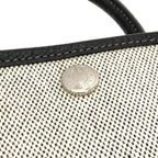 Hermes Garden Party TPM Silver Handbag Toile Ash Buffalo — view 8