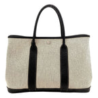 Hermes Garden Party TPM Silver Handbag Toile Ash Buffalo — view 2