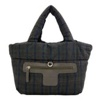 Chanel Cococoon Silver Reversible Handbag Nylon — view 5