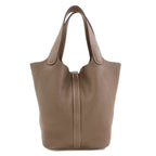 Hermes Picotin Lock PM Etopes Silver Handbag Taurillon — view 2