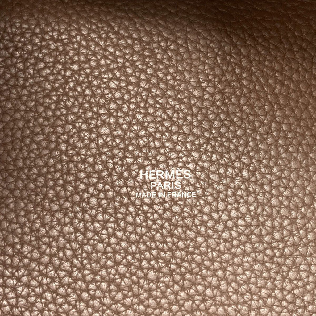 Hermes Picotin Lock PM Etopes Silver Handbag Taurillon — view 6