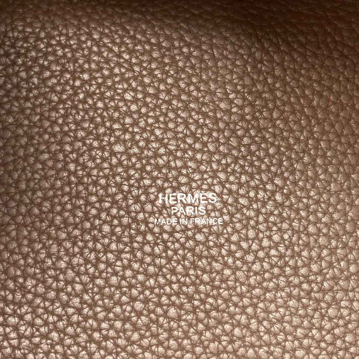 Hermes Picotin Lock PM Etopes Silver Handbag Taurillon — view 6