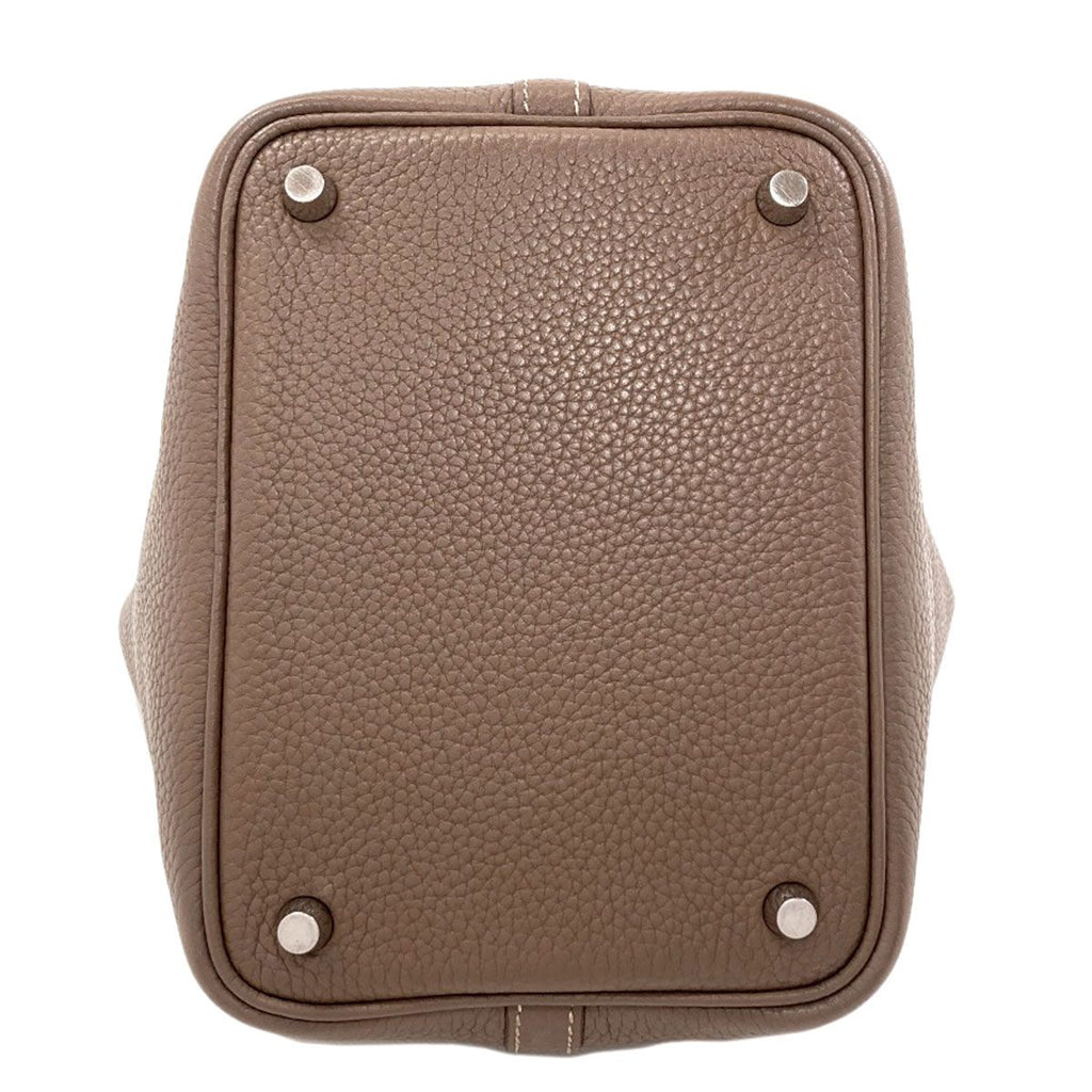 Hermes Picotin Lock PM Etopes Silver Handbag Taurillon — view 4