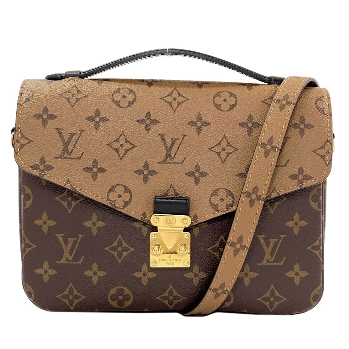 Louis Vuitton Pochette Metis Handbag Monogram Reverse