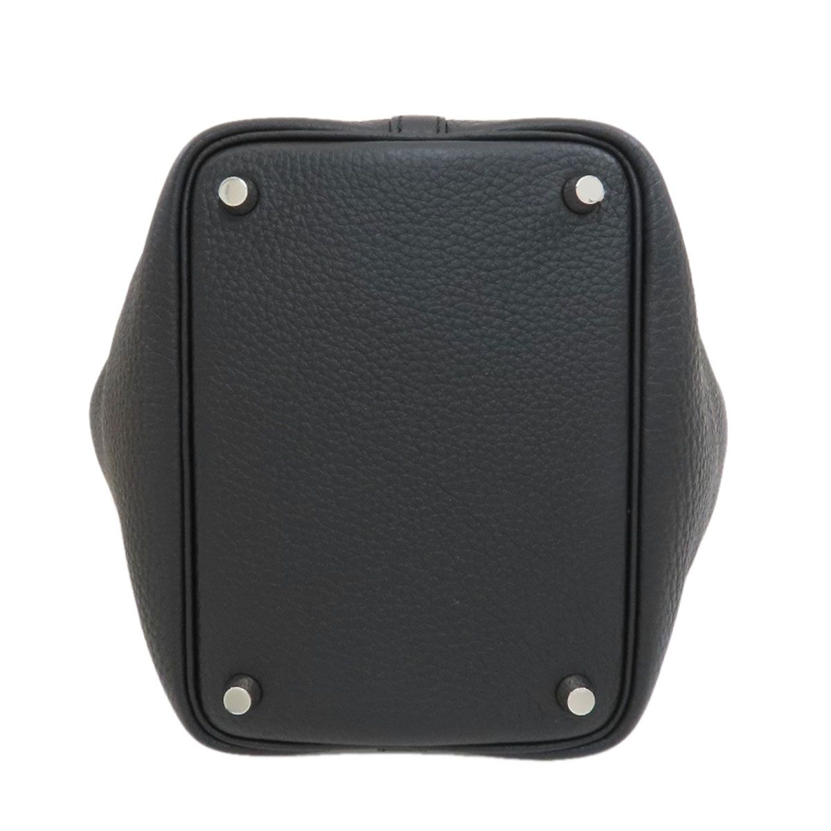 Hermes Picotin Lock PM Silver Handbag Taurillon — view 4