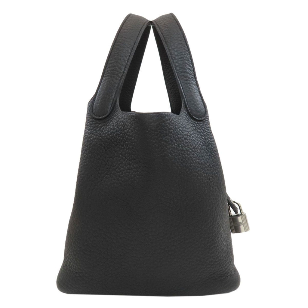 Hermes Picotin Lock PM Silver Handbag Taurillon — view 3