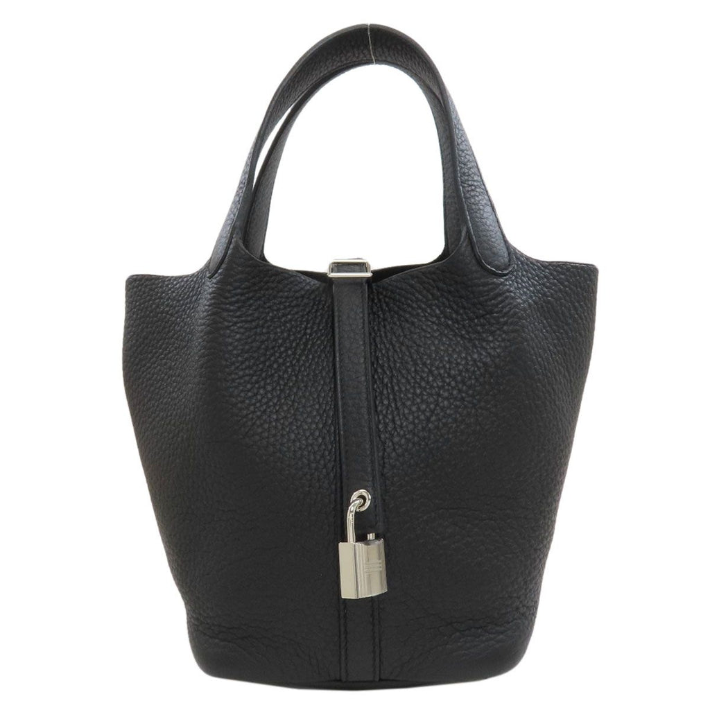 Hermes Picotin Lock PM Silver Handbag Taurillon