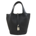 Hermes Picotin Lock PM Silver Handbag Taurillon