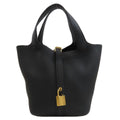 Hermes Picotin Lock PM Gold Handbag Taurillon Clemence