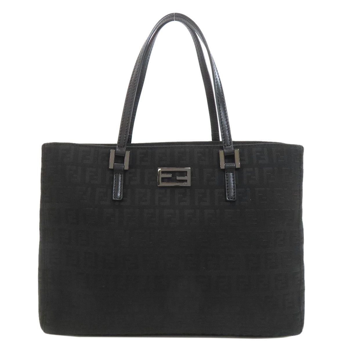 Fendi Zucchino Handbag Canvas