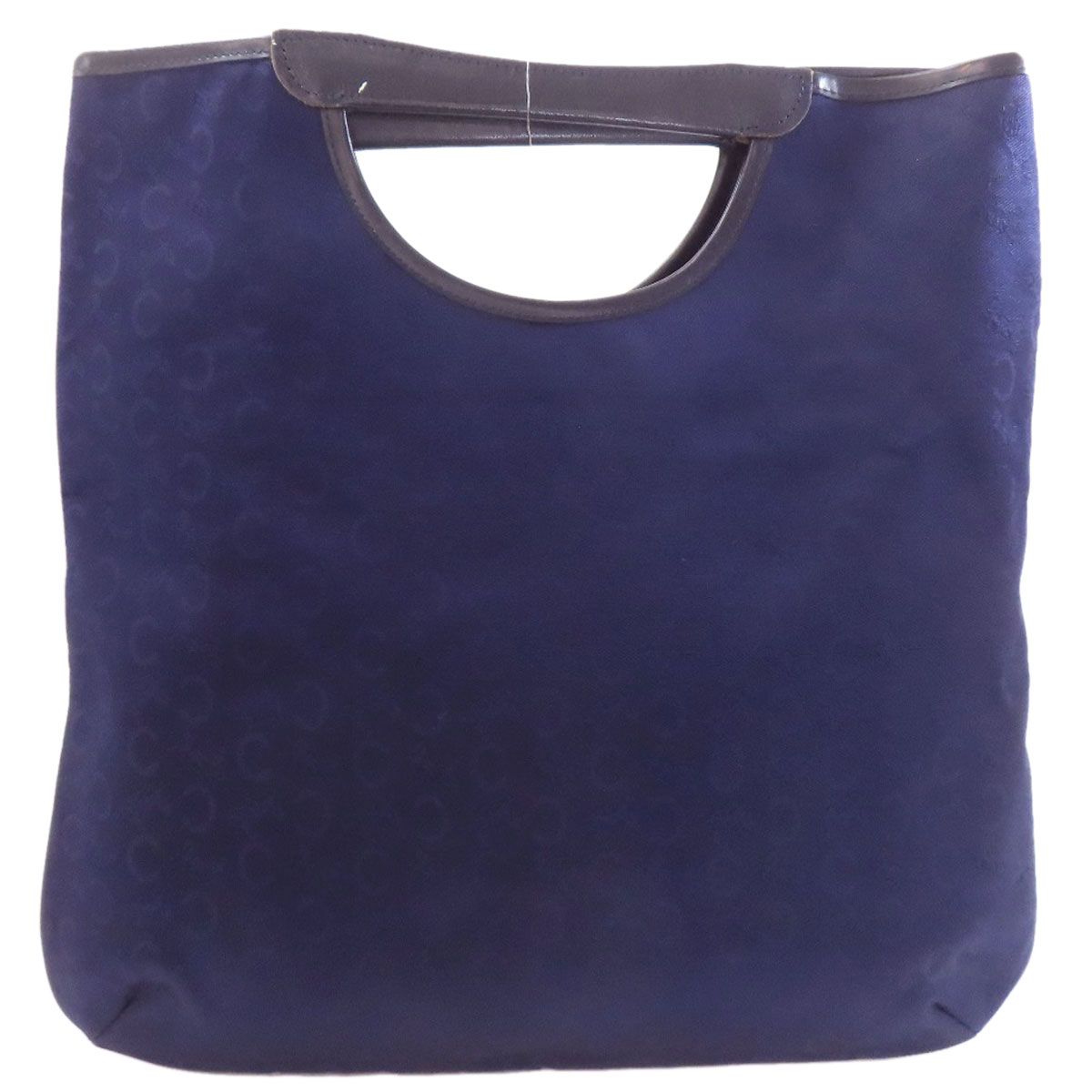 Celine C Salkey Handbag Canvas Leather — view 2