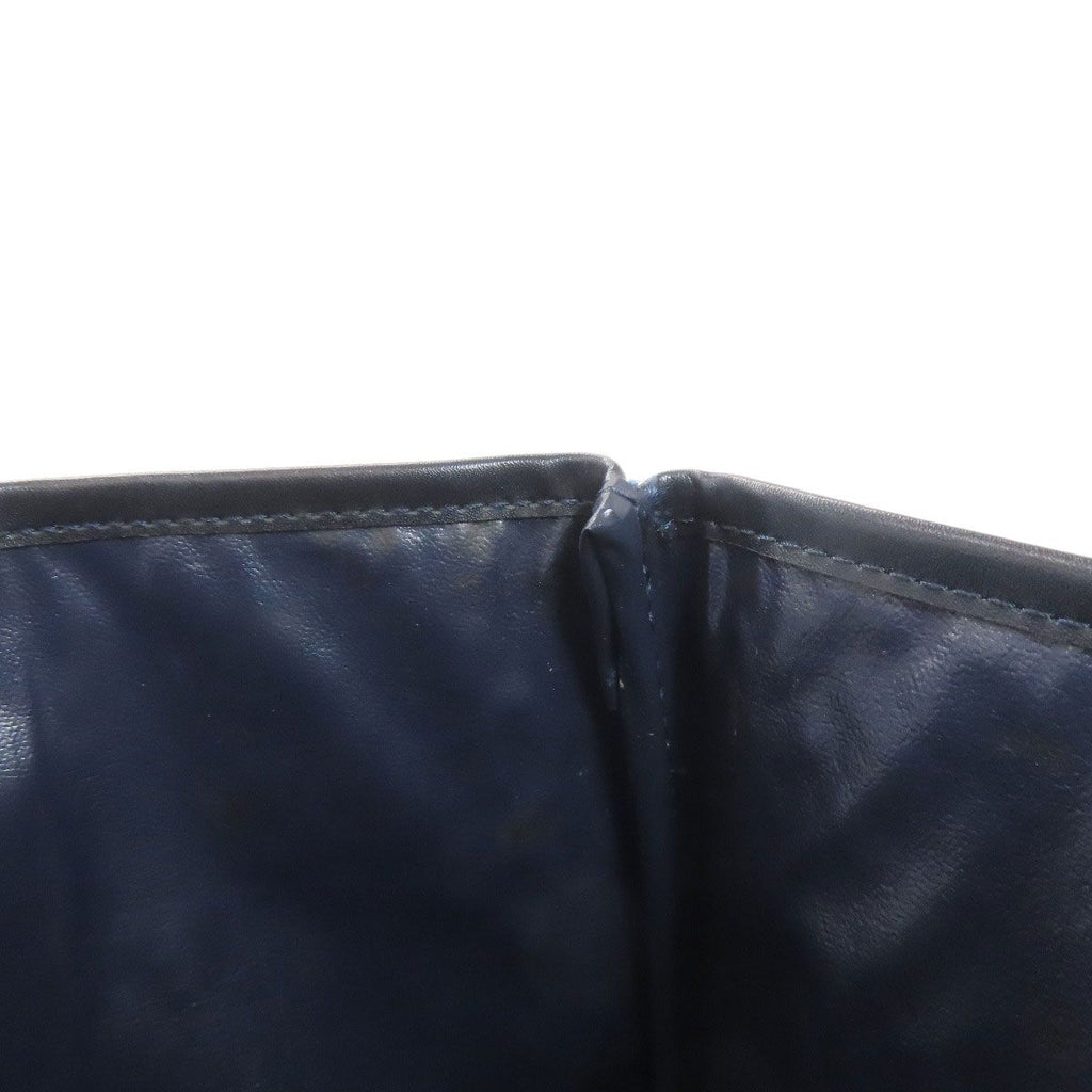 Celine C Salkey Handbag Canvas Leather — view 8