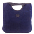 Celine C Salkey Handbag Canvas Leather