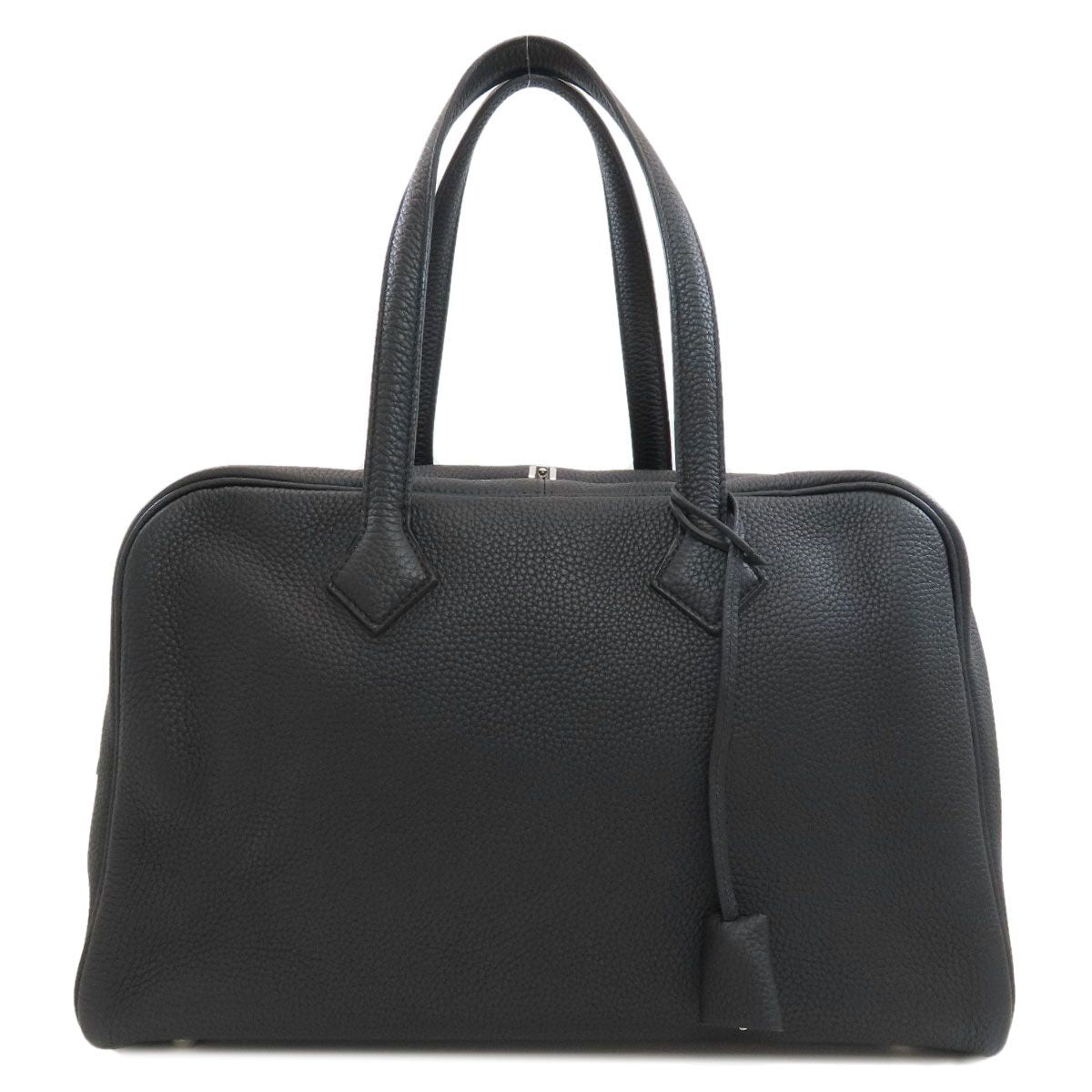 Hermes Victoria 2 Silver Tote Bag Taurillon Clemence