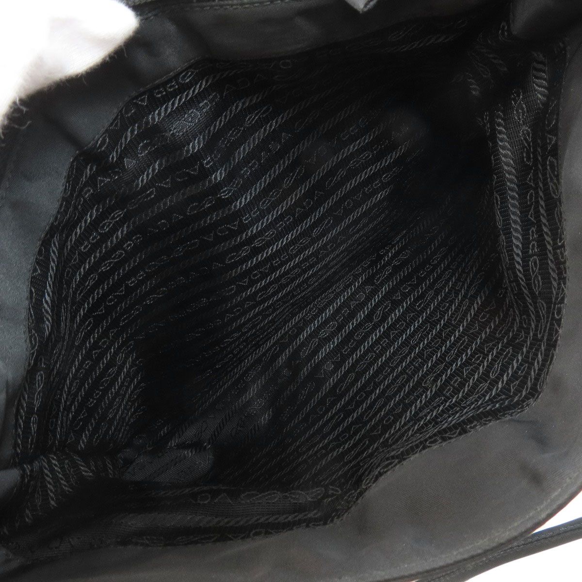 Prada Logo Tote Bag Nylon — view 5