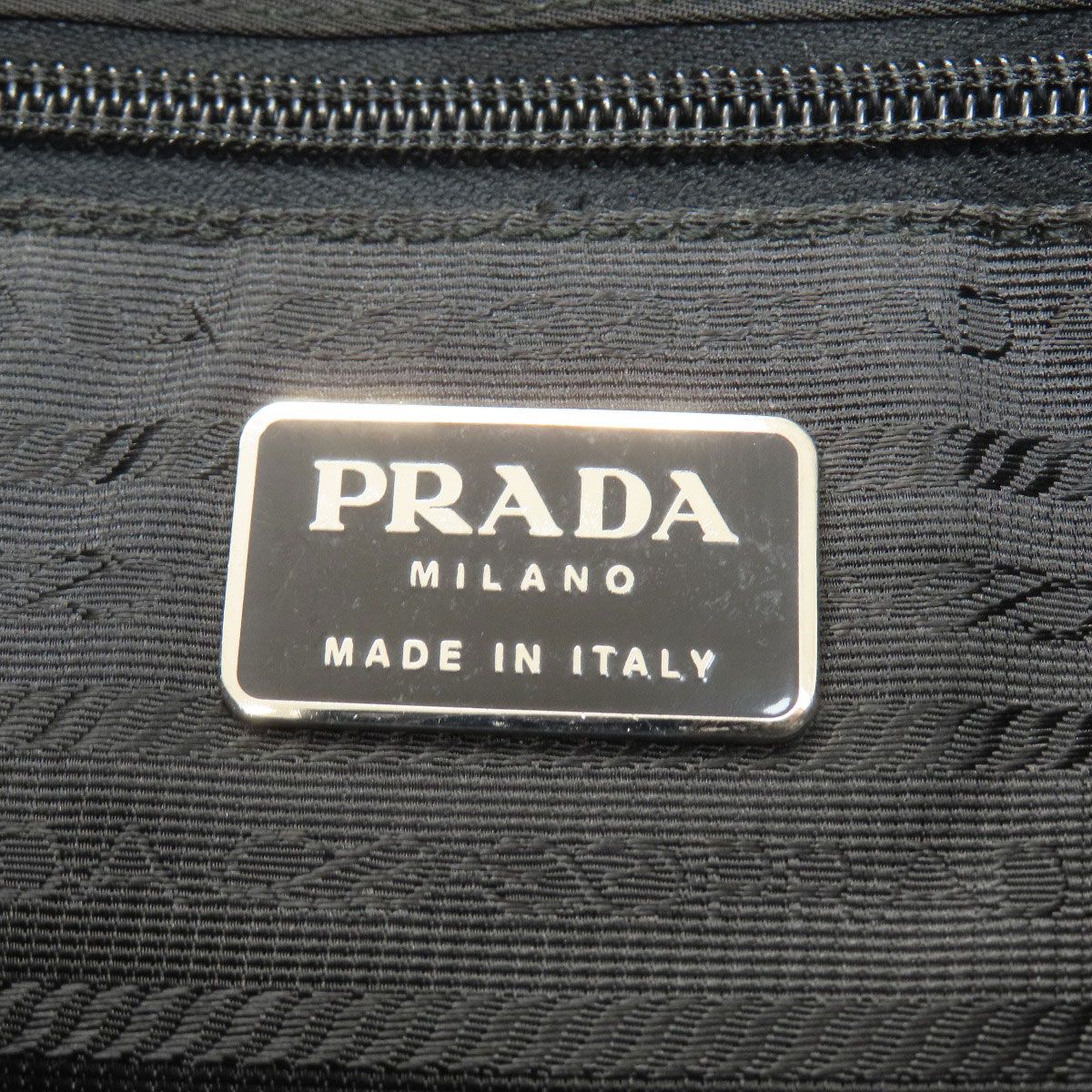 Prada Logo Tote Bag Nylon — view 7
