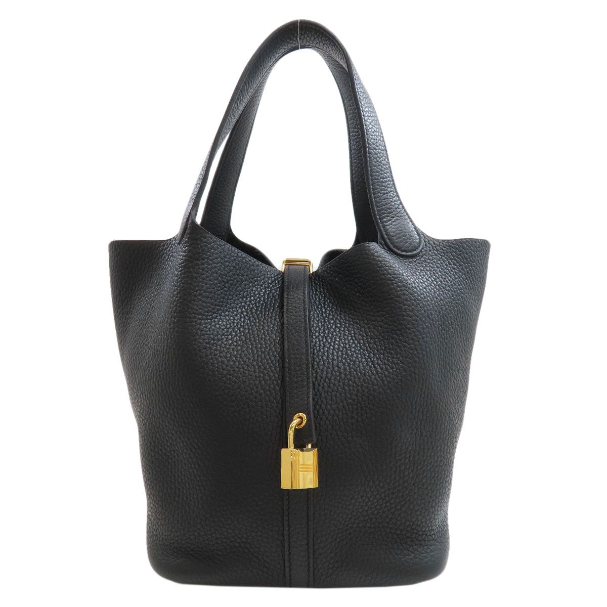 Hermes Picotin Lock MM Gold Handbag Taurillon Clemence