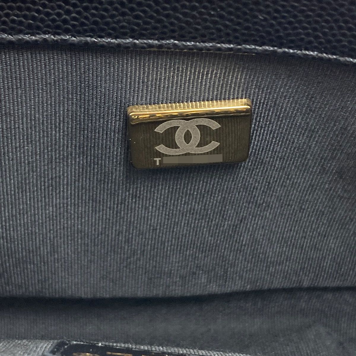 Chanel Boy Chain Shoulder Gold Bag Grained Calfskin — view 7