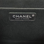 Chanel Quilted CC Logo Silver Shoulder Bag Calfskin — view 6
