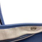 Hermes Garden Party Blue Agathe Silver Tote Bag Country — view 7