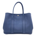 Hermes Garden Party Blue Agathe Silver Tote Bag Country