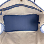 Hermes Garden Party Blue Agathe Silver Tote Bag Country — view 5