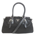 Prada Logo 2-Way Tote Bag Nylon