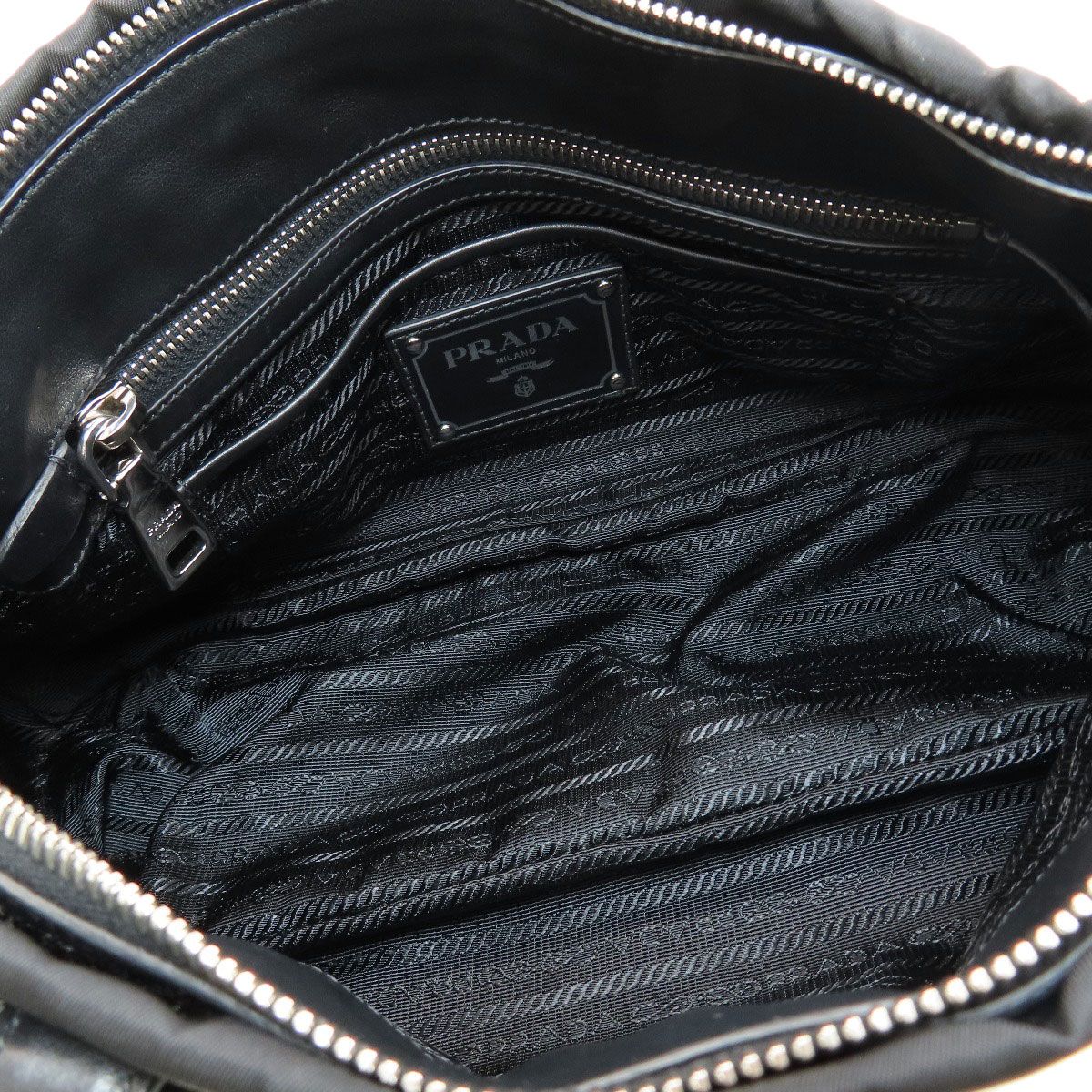 Prada Logo 2-Way Tote Bag Nylon — view 5