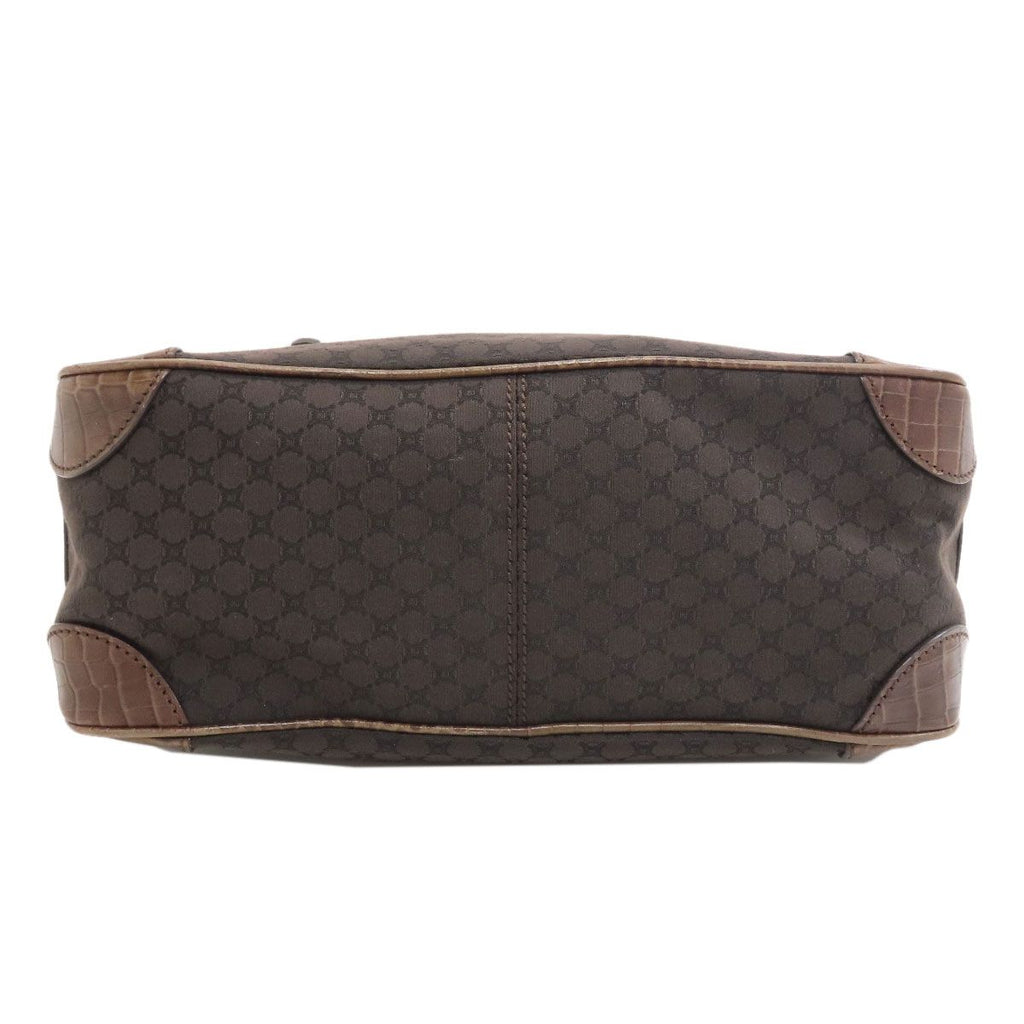 Celine Boogie Bag Macadam Handbag Canvas — view 4