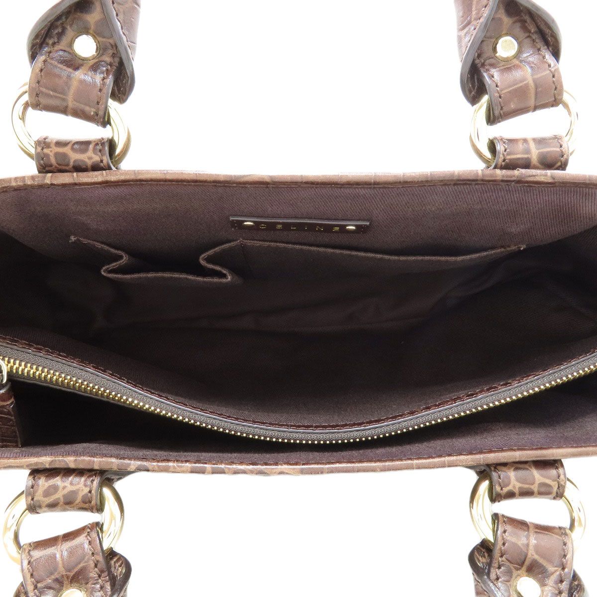 Celine Boogie Bag Macadam Handbag Canvas — view 5