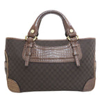 Celine Boogie Bag Macadam Handbag Canvas — view 2