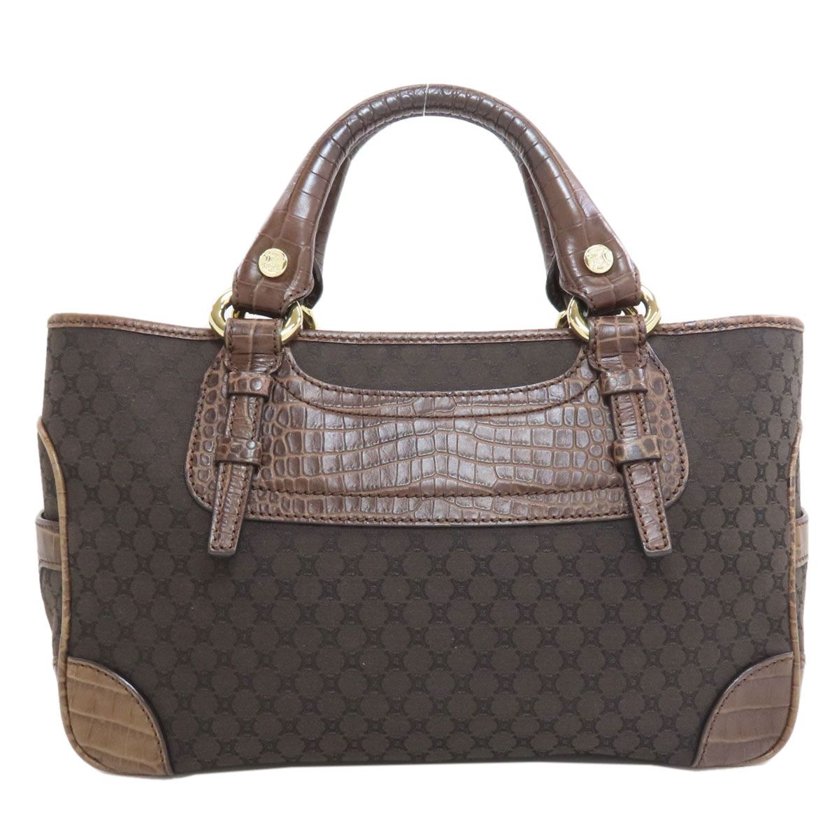Celine Boogie Bag Macadam Handbag Canvas — view 2
