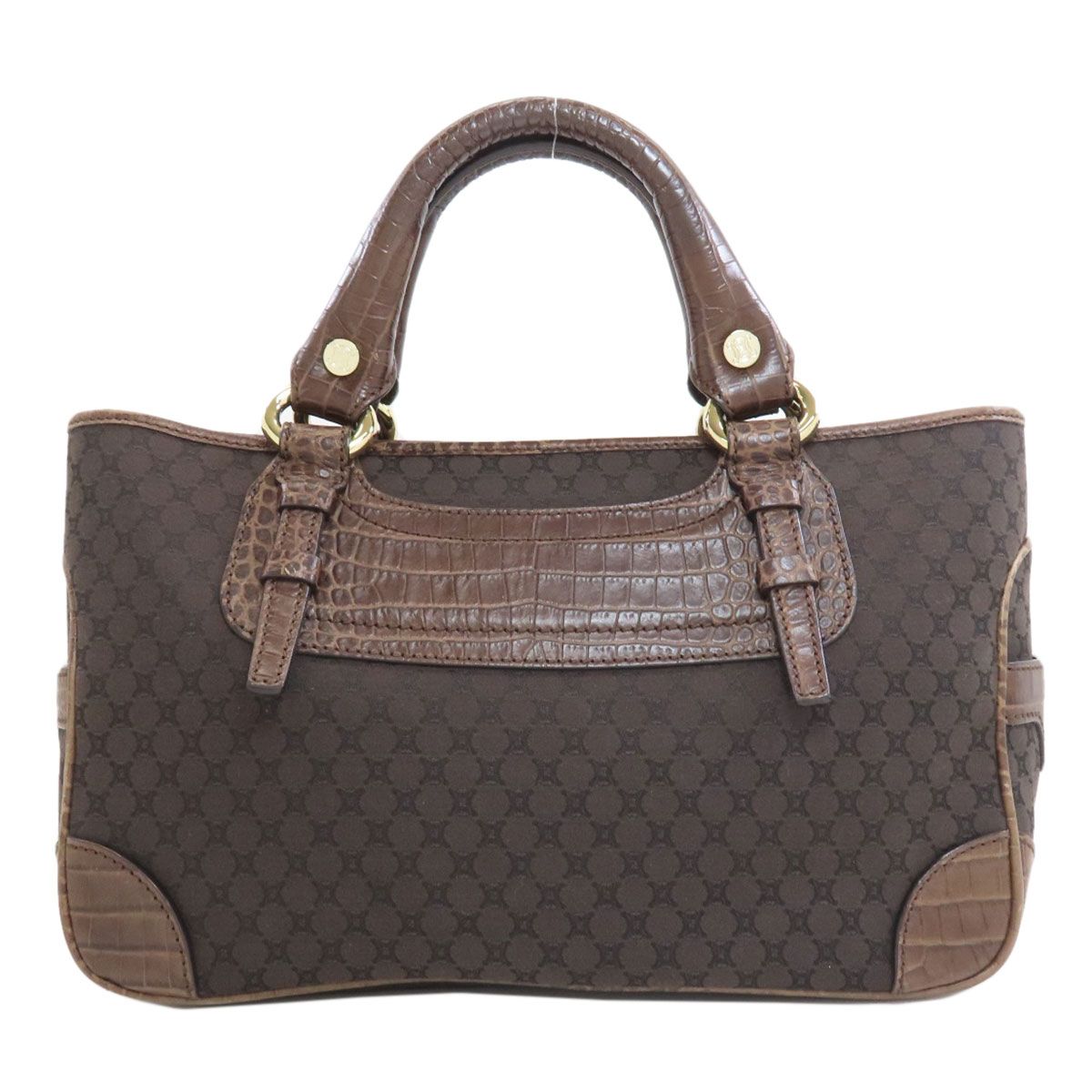 Celine Boogie Bag Macadam Handbag Canvas