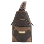 Celine Boogie Bag Macadam Handbag Canvas — view 3