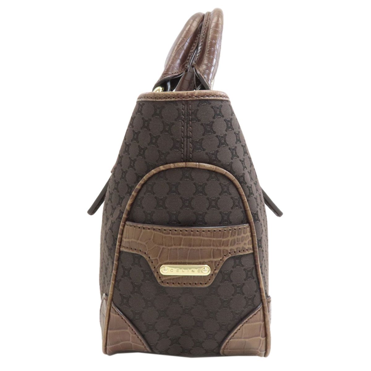 Celine Boogie Bag Macadam Handbag Canvas — view 3