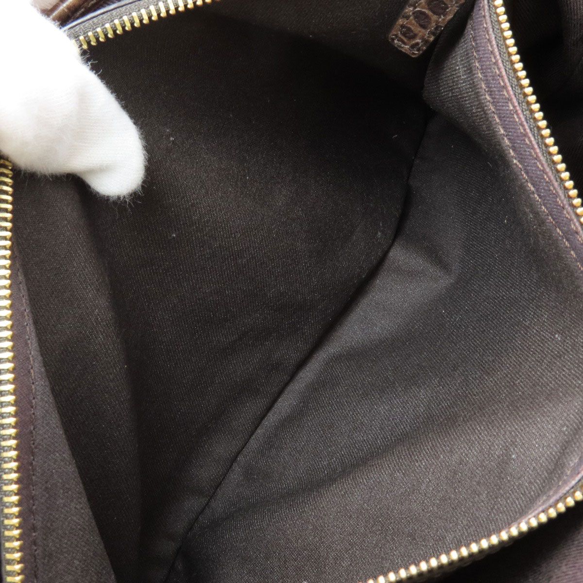 Celine Boogie Bag Macadam Handbag Canvas — view 8