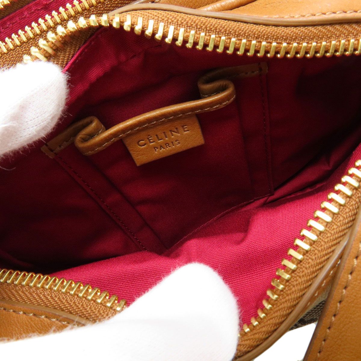 Celine Macadam Shoulder Bag Canvas — view 6