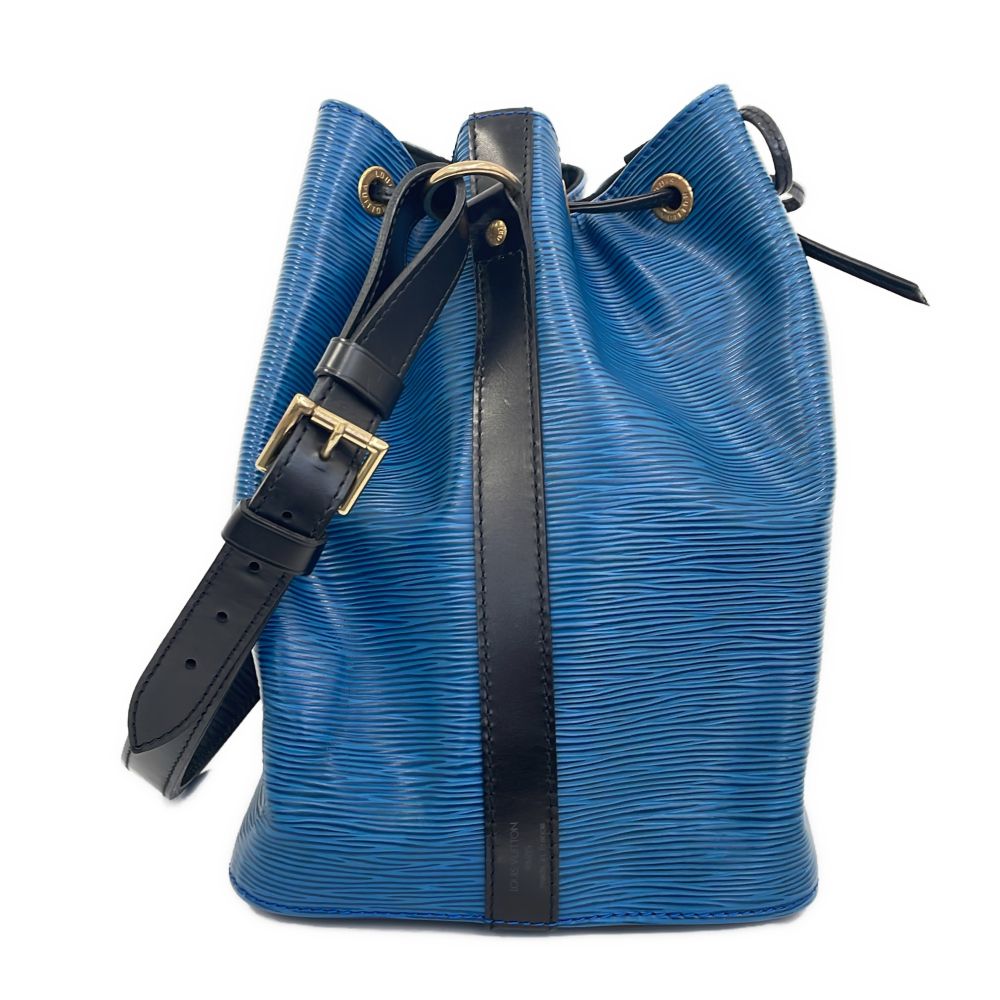 Louis Vuitton Epi Leather Petit Noe Shoulder Bag Blue Black — view 5