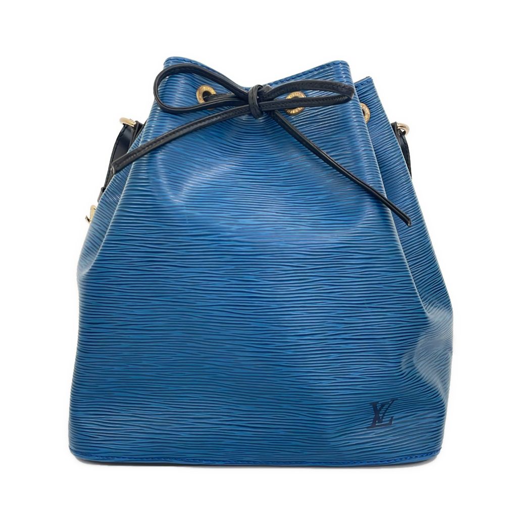Louis Vuitton Epi Leather Petit Noe Shoulder Bag Blue Black — view 2