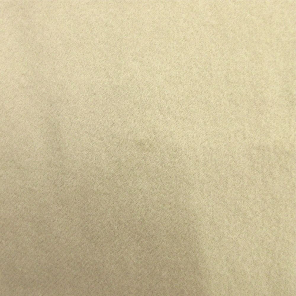Loewe Cashmere Scarf Anagram Embroidery Logo Shawl Fringe Beige — view 4